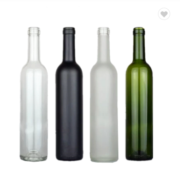 500ml 750ml empty bordeaux shape glass wine bottle