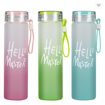 Portable Design Glass Refill For Thermos, Borosilicate Glass Water Bottle For Outdoor
