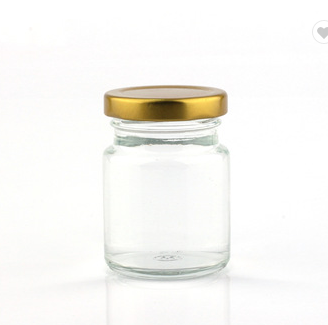 honey bird nest glass jar