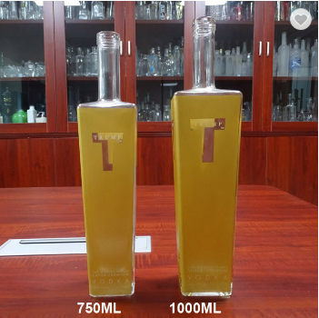 T-Shaped Glass Vodka Bottle